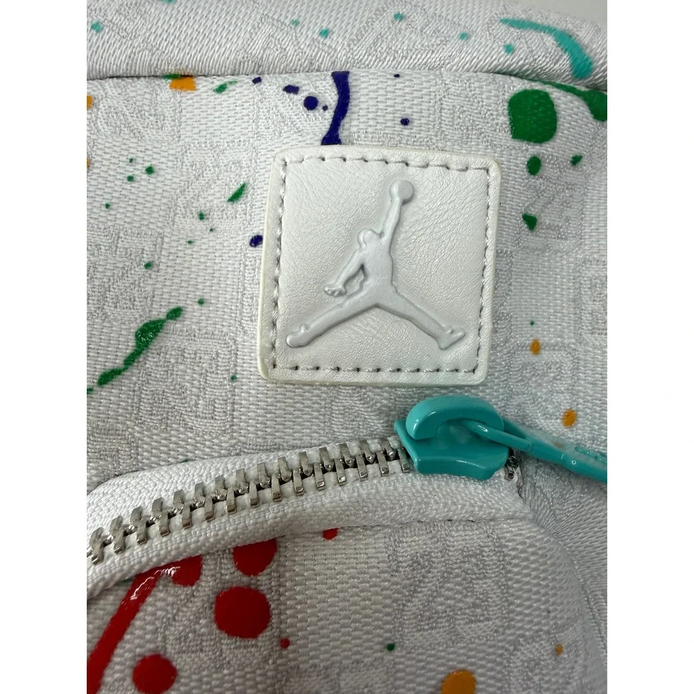 Jordan 23 Monogram Crossbody 3L Sling Bag Multi Paint Splatter MA9042-782 NEW
